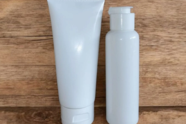 Tube 100ml white & br 100ml white + fliptop mushroom n24